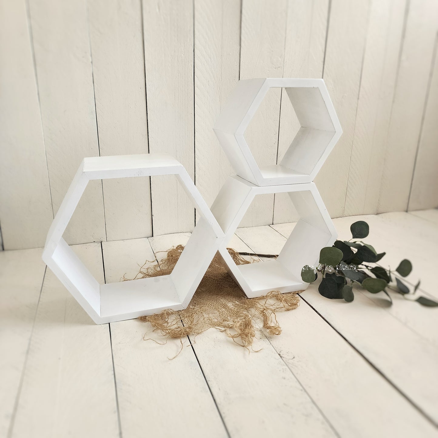 Hexagon Set of Three