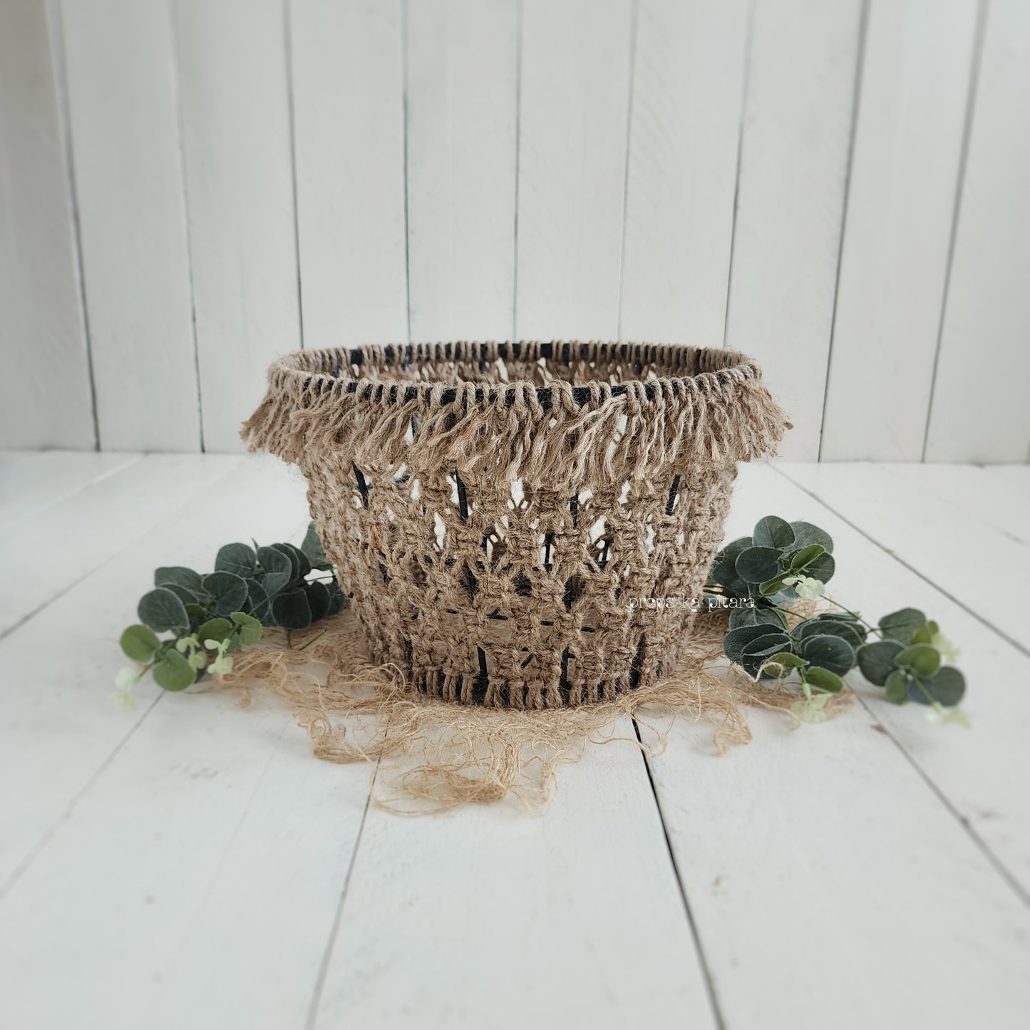Woven Jute Basket