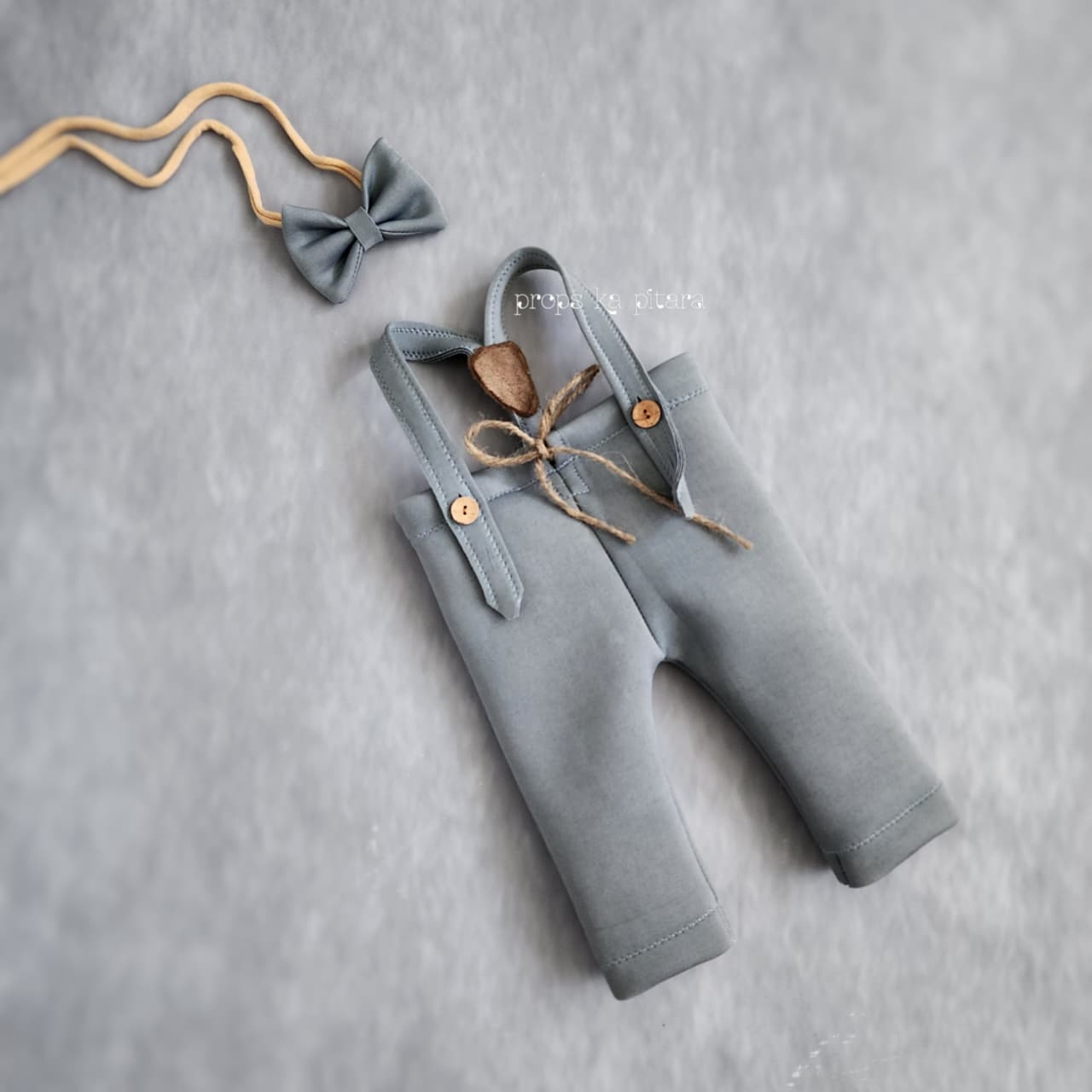 Dungaree With Bow Tie