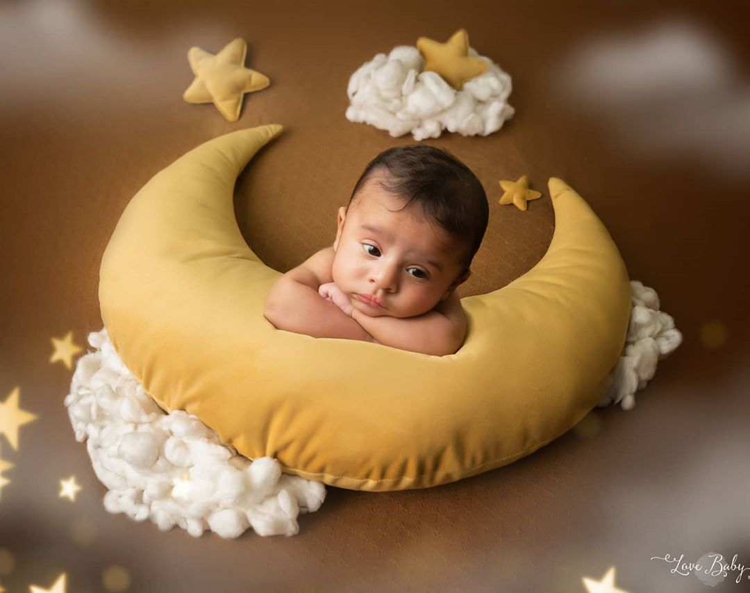 Mustard Moon Prop with stars