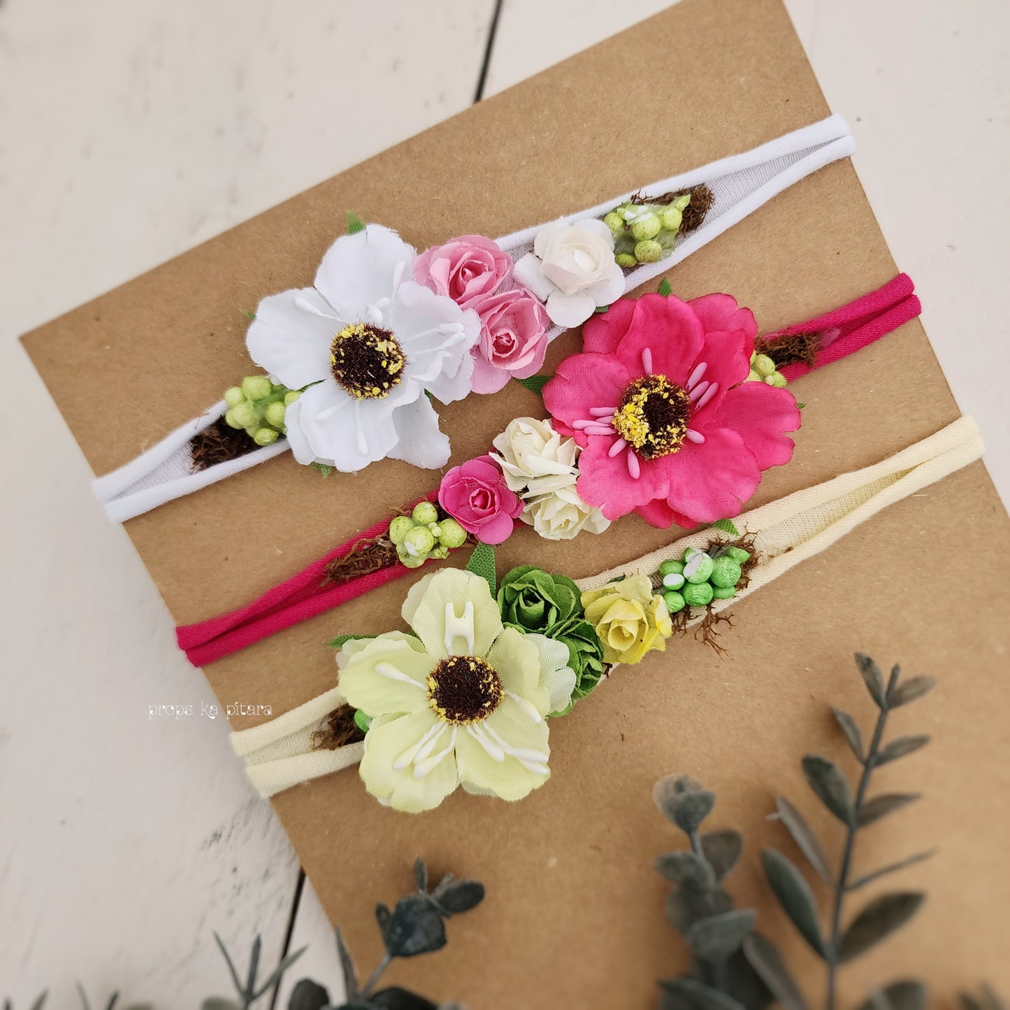 Summer Bloom Headband ( SET OF 3)
