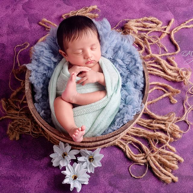 Curly fur- Baby Blue