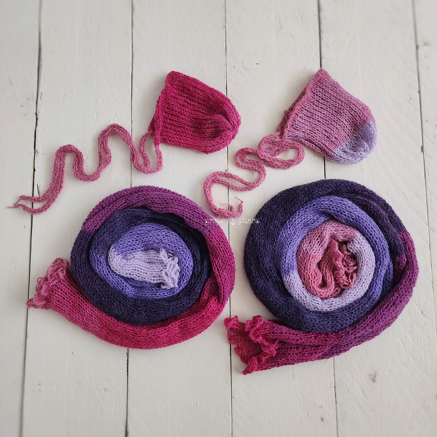 Knit Shaded Wrap Set