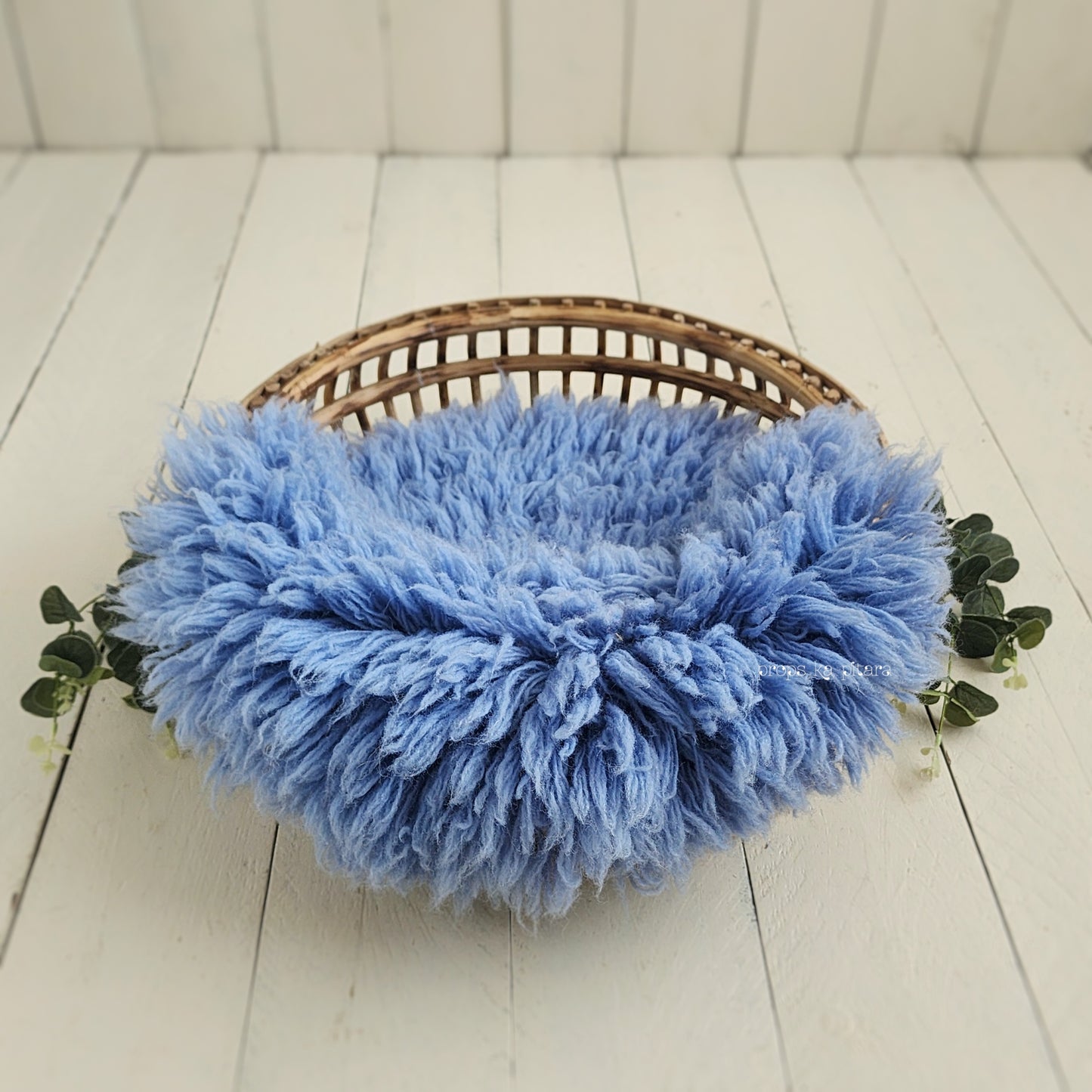 Curly fur- Baby Blue