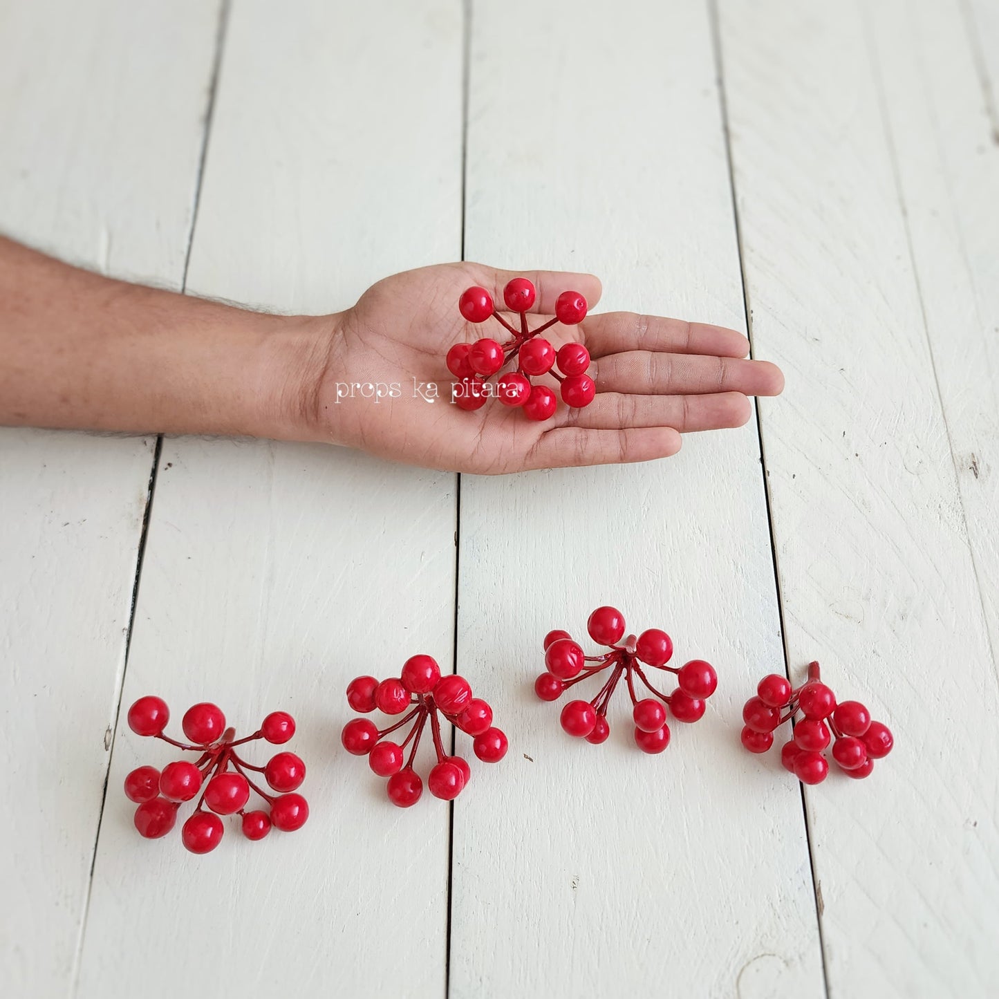 Red Berries Set Of Five
