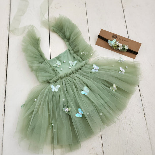 Butterfly Dress With Headband