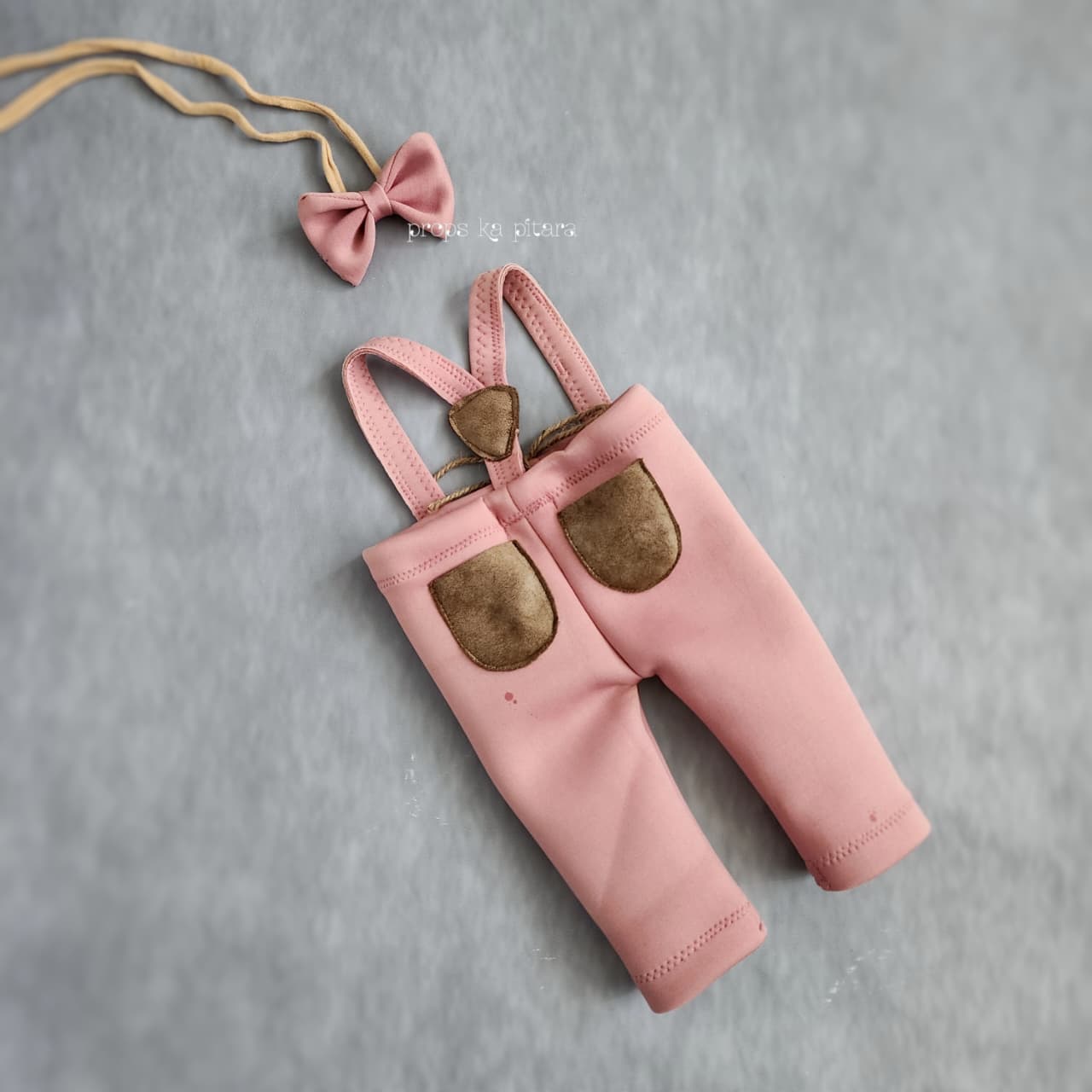 Dungaree With Bow Tie