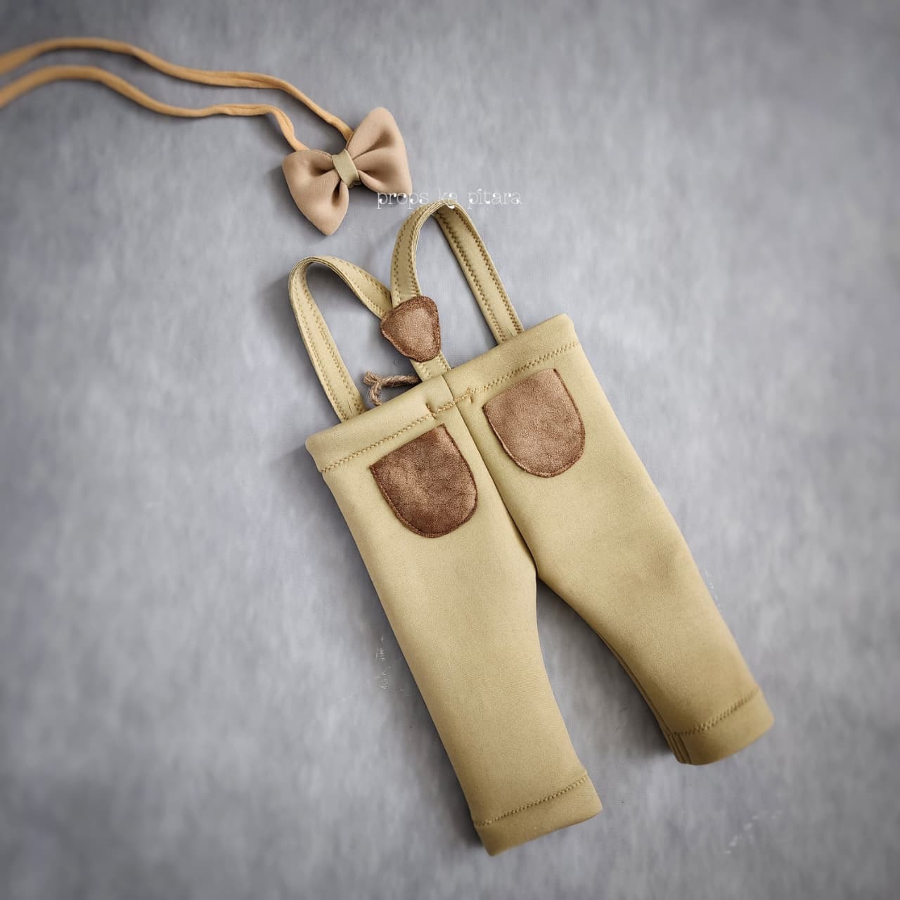 Dungaree With Bow Tie