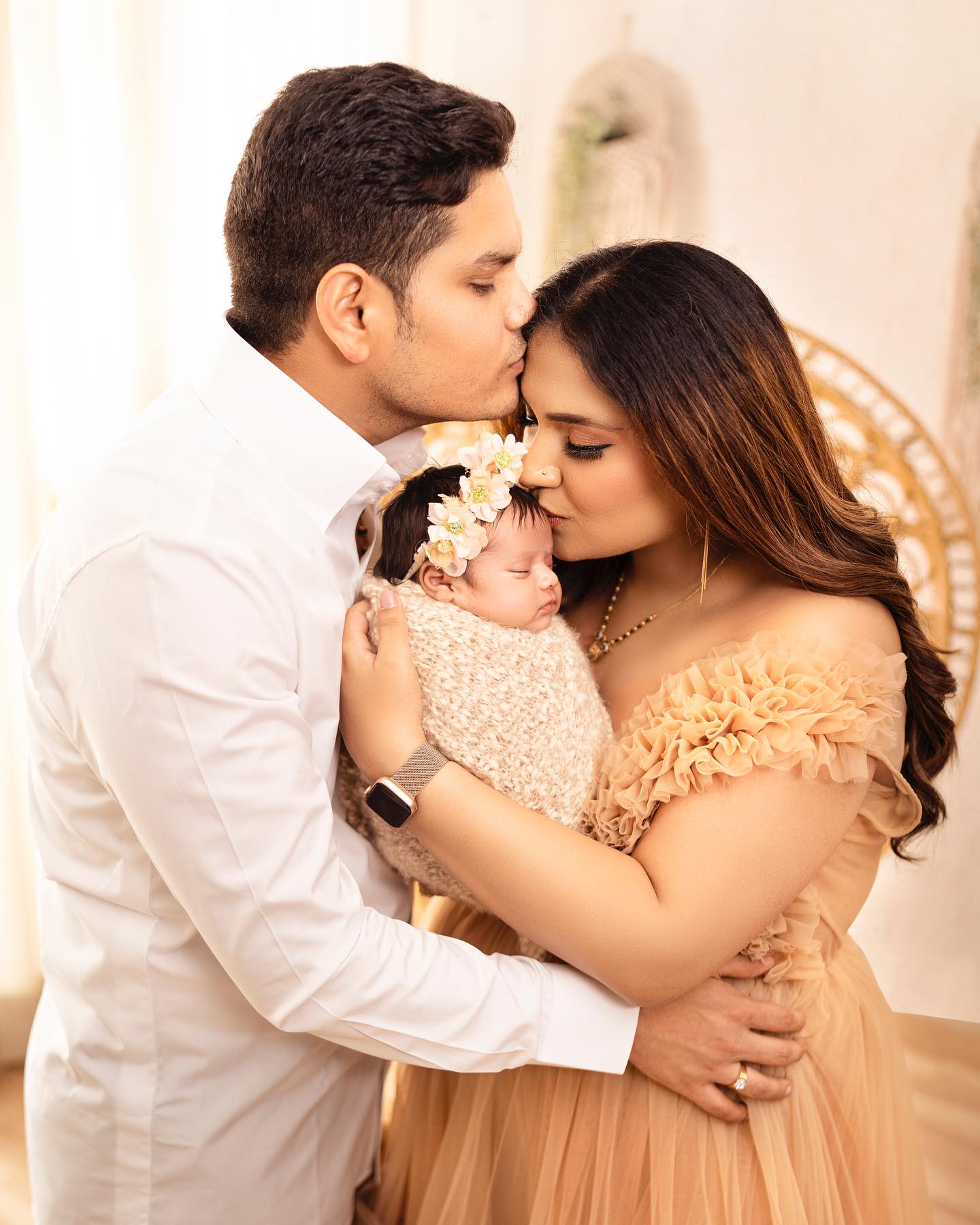 Knit Bobble Wrap Set