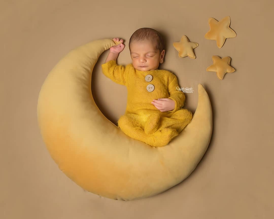 Mustard Moon Prop with stars