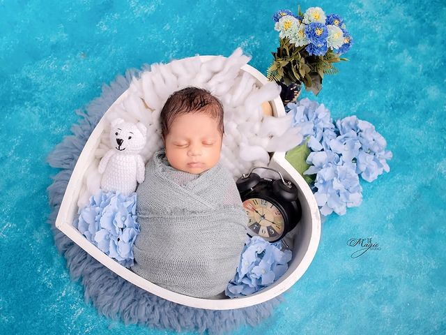 Curly fur- Baby Blue