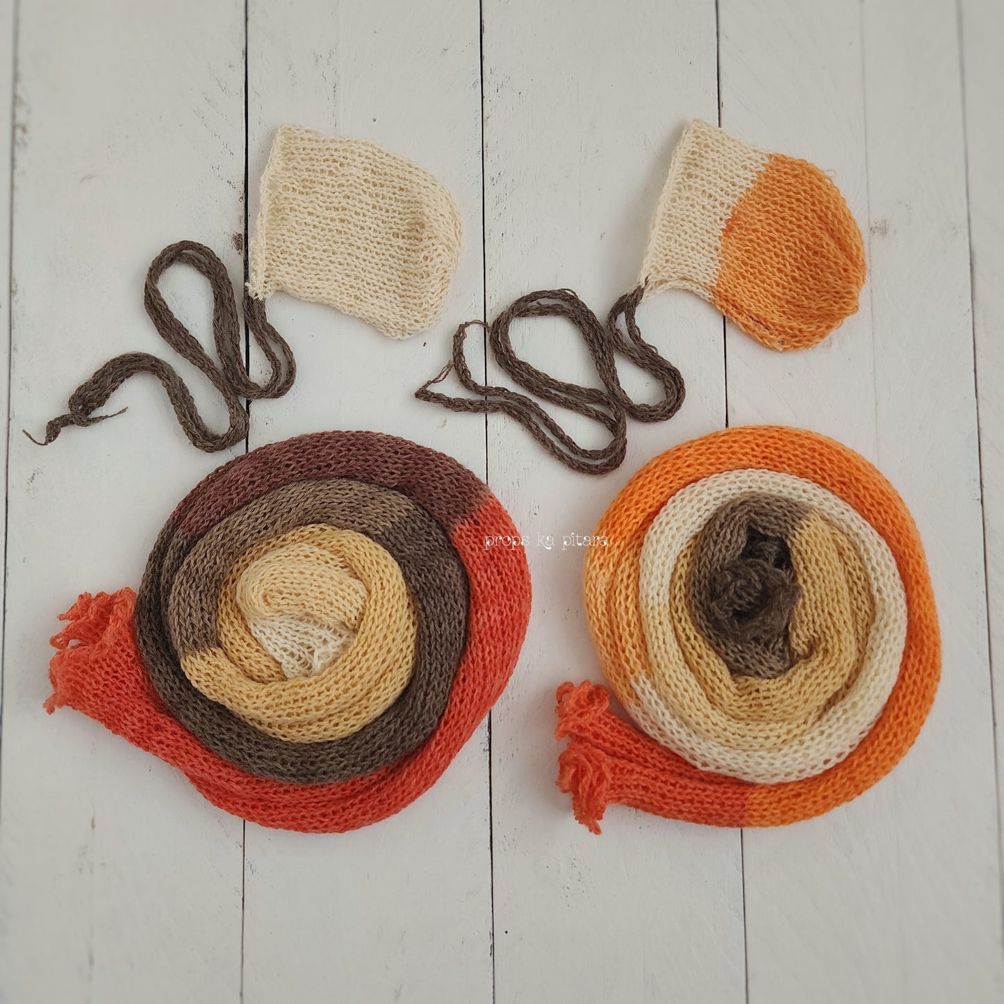 Knit Shaded Wrap Set