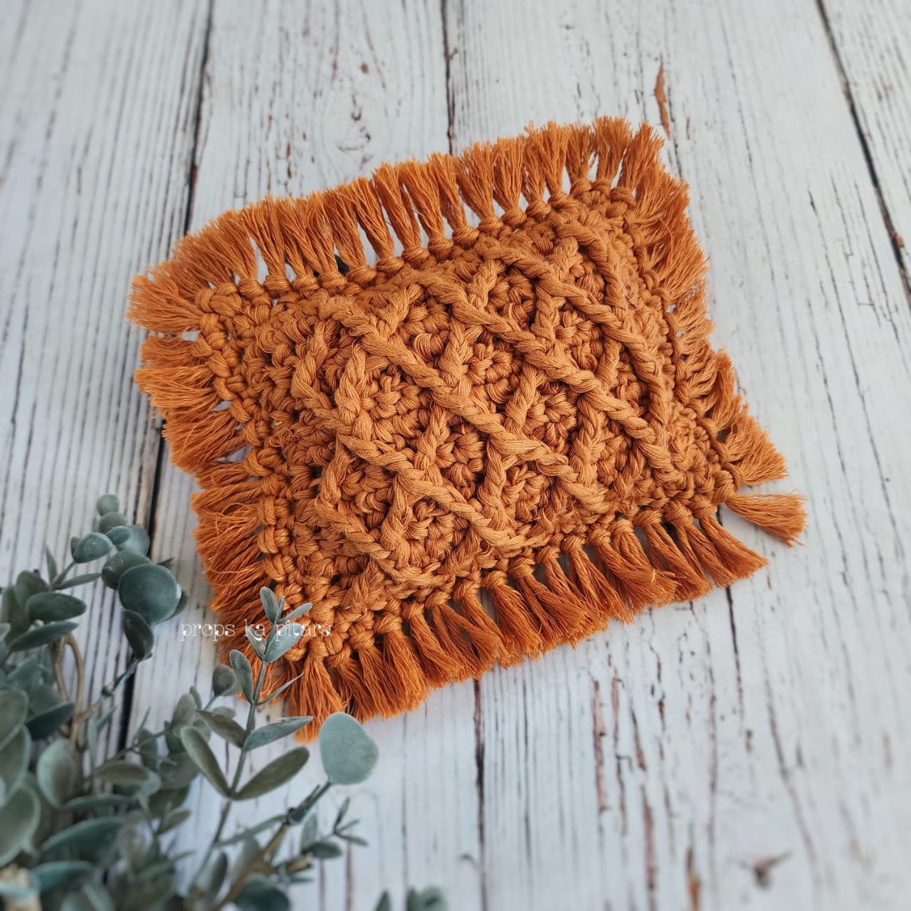 Woven Fringe Pillow
