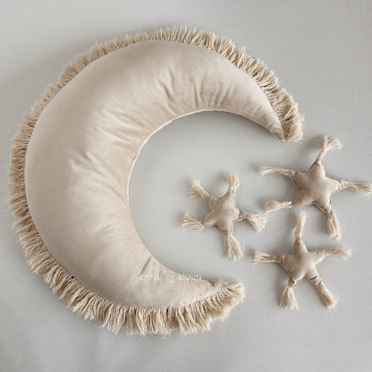 Boho Moon Prop With Stars