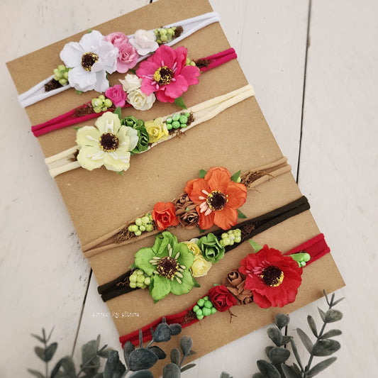 Summer Bloom Headband ( SET OF 3)