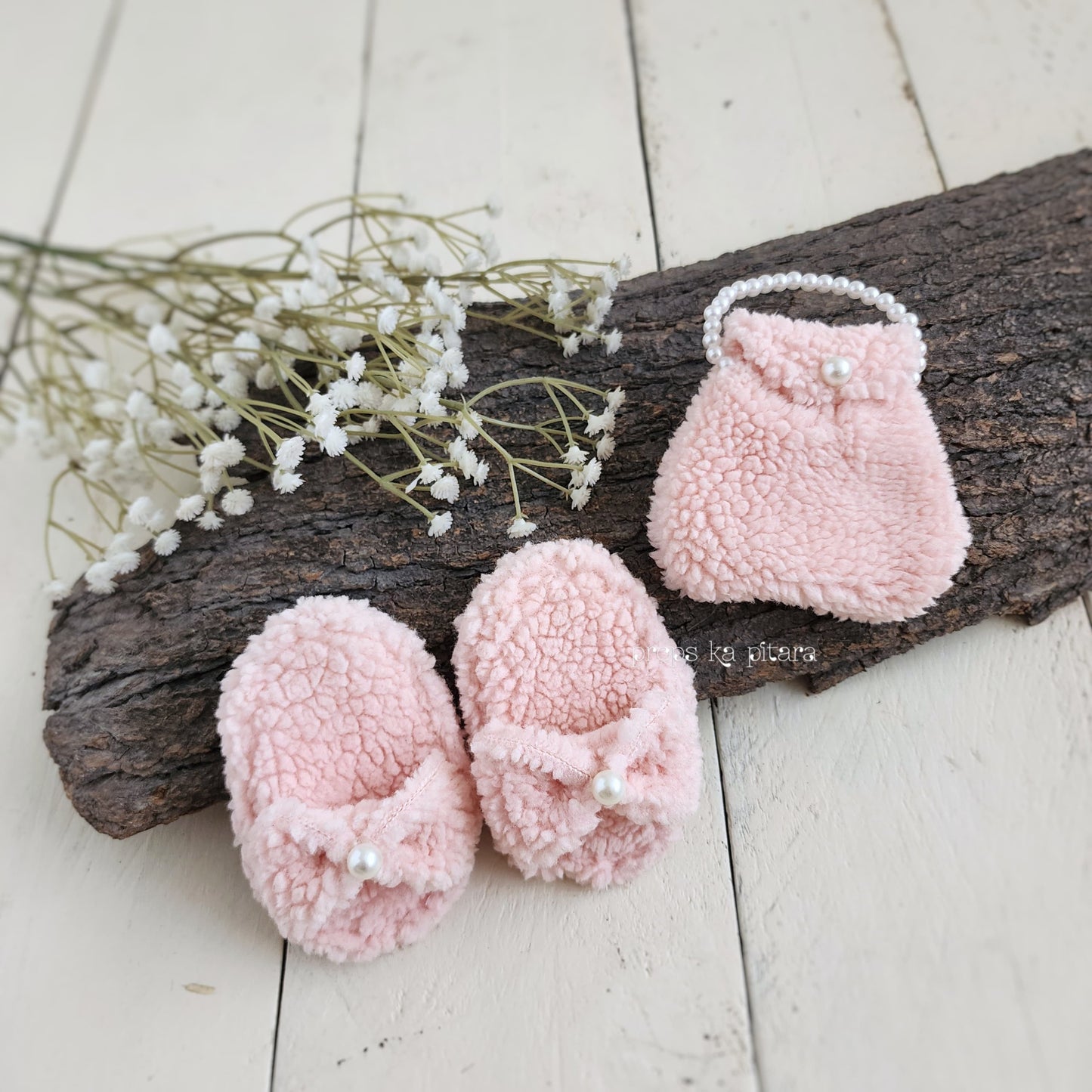 Pearl Purse And Slipper Set