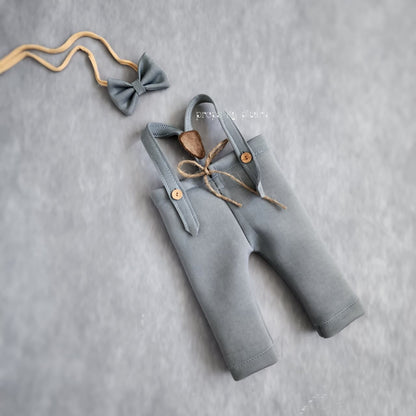 Dungaree With Bow Tie