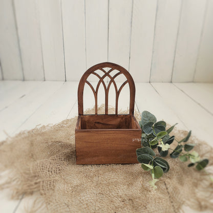 Wooden Arch Basket