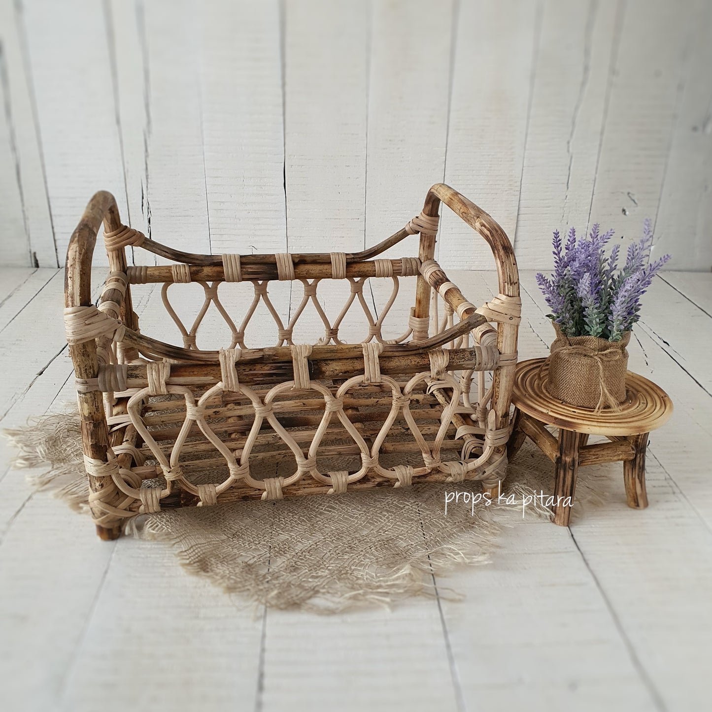 Wicker Side Table