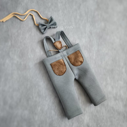 Dungaree With Bow Tie