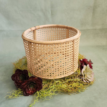 Woven Wicker Drum