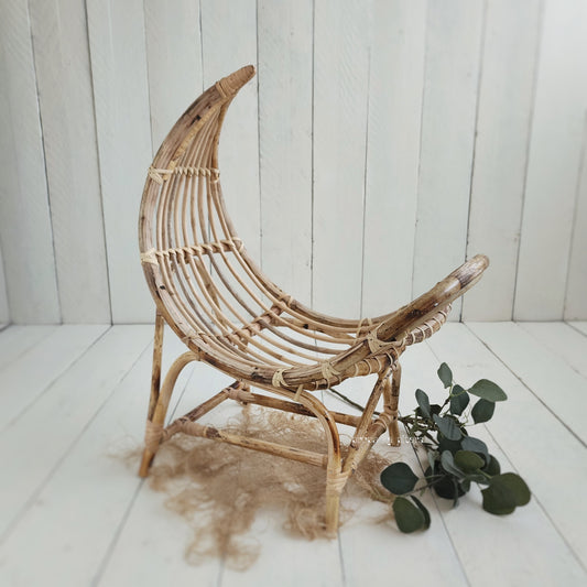 Wicker Moon Bench