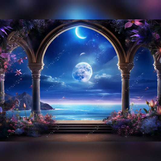 Moonlight balcony