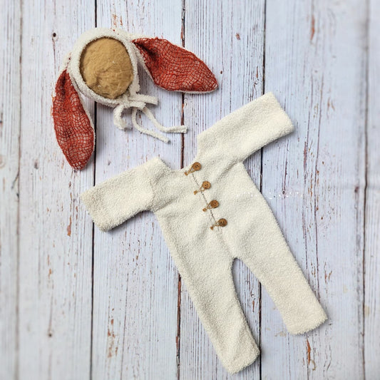 Bunny Romper With Bonnet