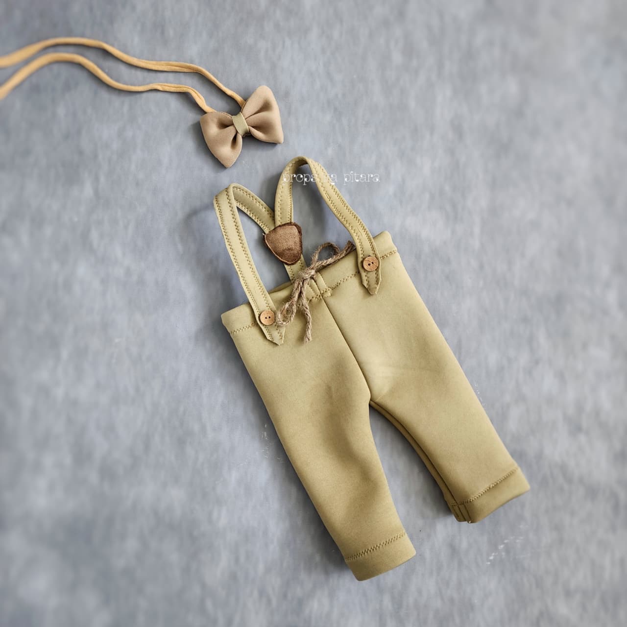 Dungaree With Bow Tie