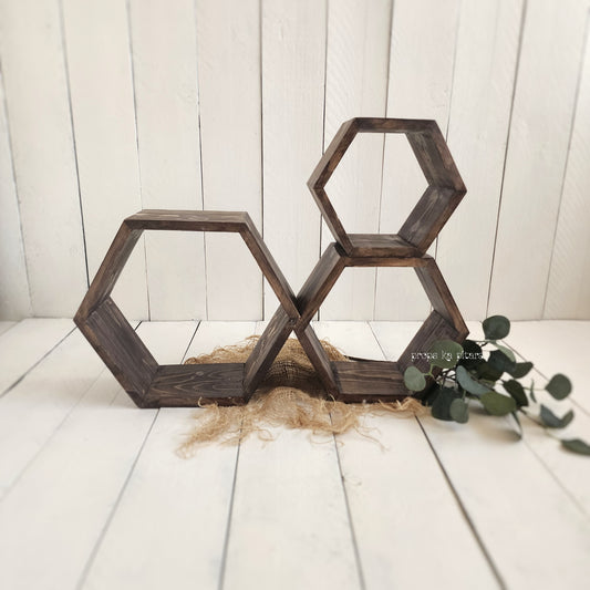 Hexagon Set of Three