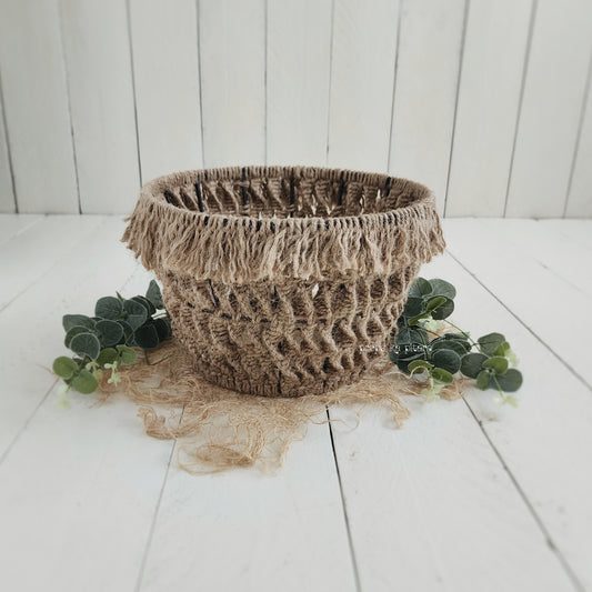 Woven Jute Basket