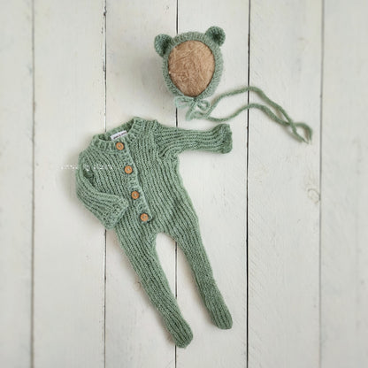 Bear Sleepsuit Set