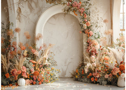 Orange blossom arch