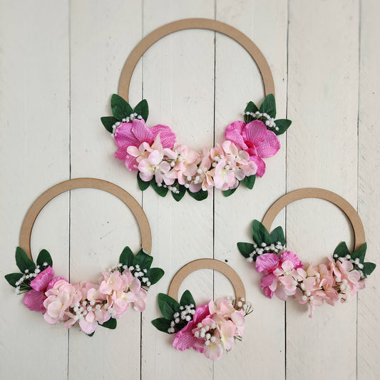 Floral hoops- Set of 4