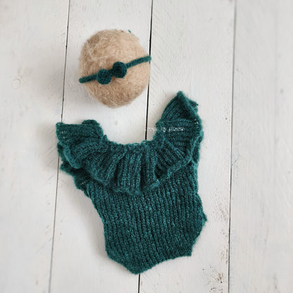 Frilly Knit Romper