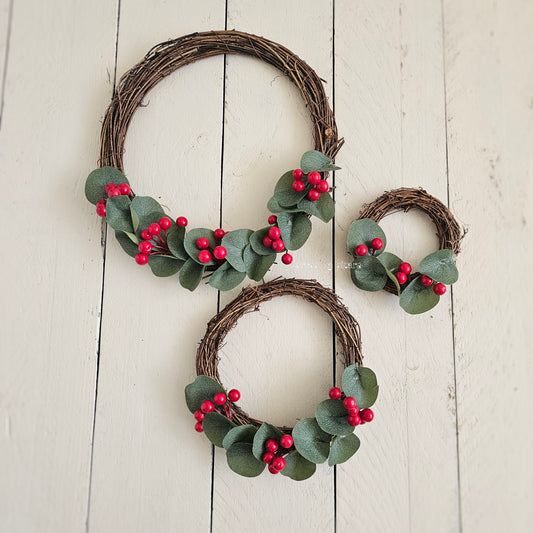 Rustic Wreath With Florals